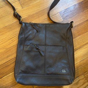 The Sak Brown Leather Women's Crossbody Bag